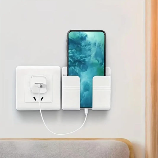 📱 Wall Mounted Mobile & Charging Holder – Easy Adhesive Mount