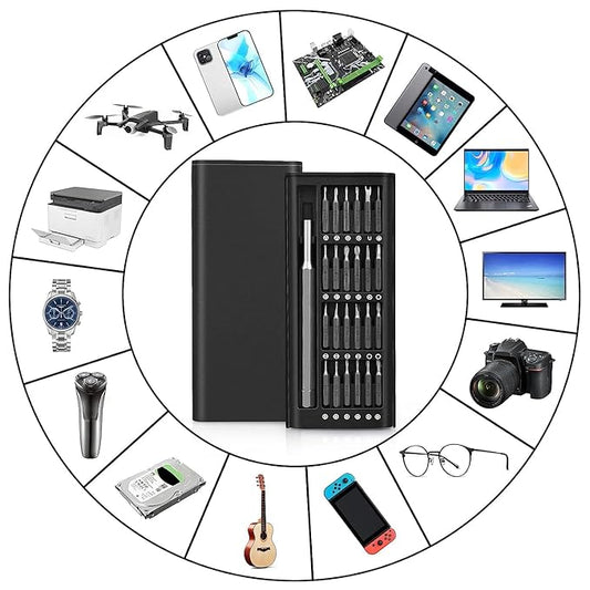 🔧 Precision Screwdriver Set – 24 Pieces All-in-One Repair Kit