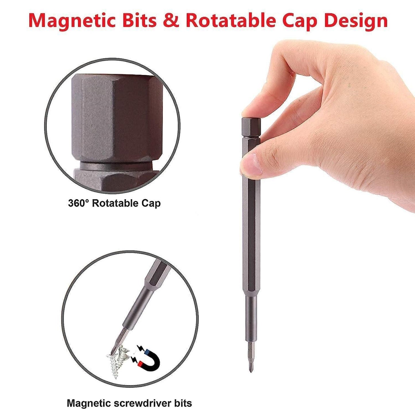 🔧 Precision Screwdriver Set – 24 Pieces All-in-One Repair Kit