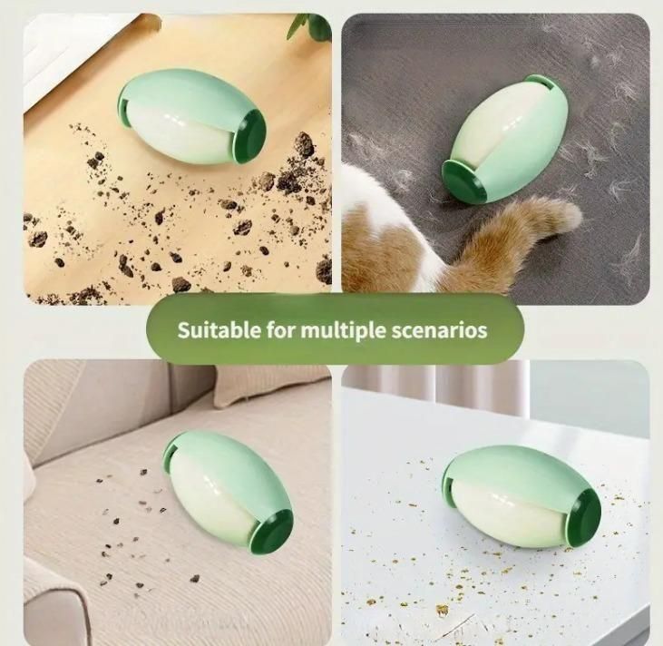 Portable Silicone Lint Roller – Reusable Dust & Pet Hair Remover