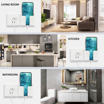 📱 Wall Mounted Mobile & Charging Holder – Easy Adhesive Mount
